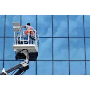 Facade Building Glass Cleaning Service