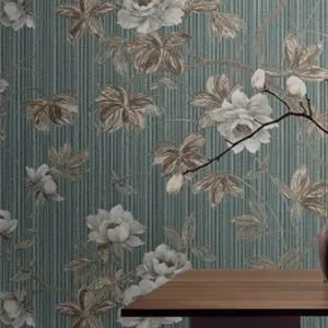 Flower Print Wall Covering