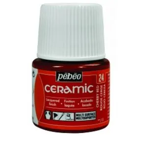 Ceramic 45 Ml Cherry Red