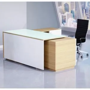 Glass Executive Desk