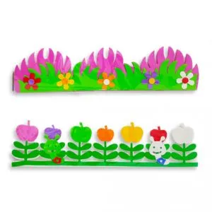 Decorative Border Craft Eva Flowers