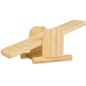 Solid Wood Seesaw