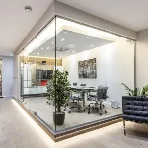 Office Room Glass Partition