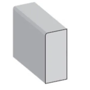 Bull Nose Kerb Stone