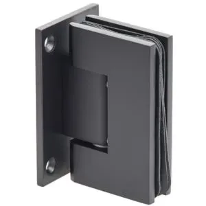 Black Frameless Glass Door Wall Hinges