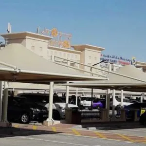 Pyramid Cantilever Car Parking Shades