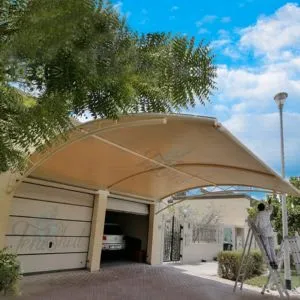 PVC Wallmount Car Parking Shade