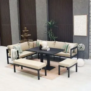 Outdoor Sofa Cum Dining Set